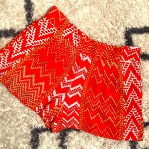 Gianni Bini GB - orange shorts with POCKETS - size Small